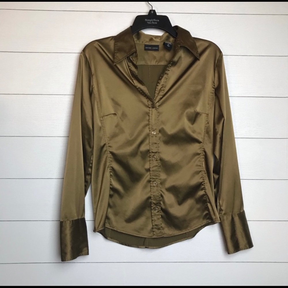 New York & Co Satin Top